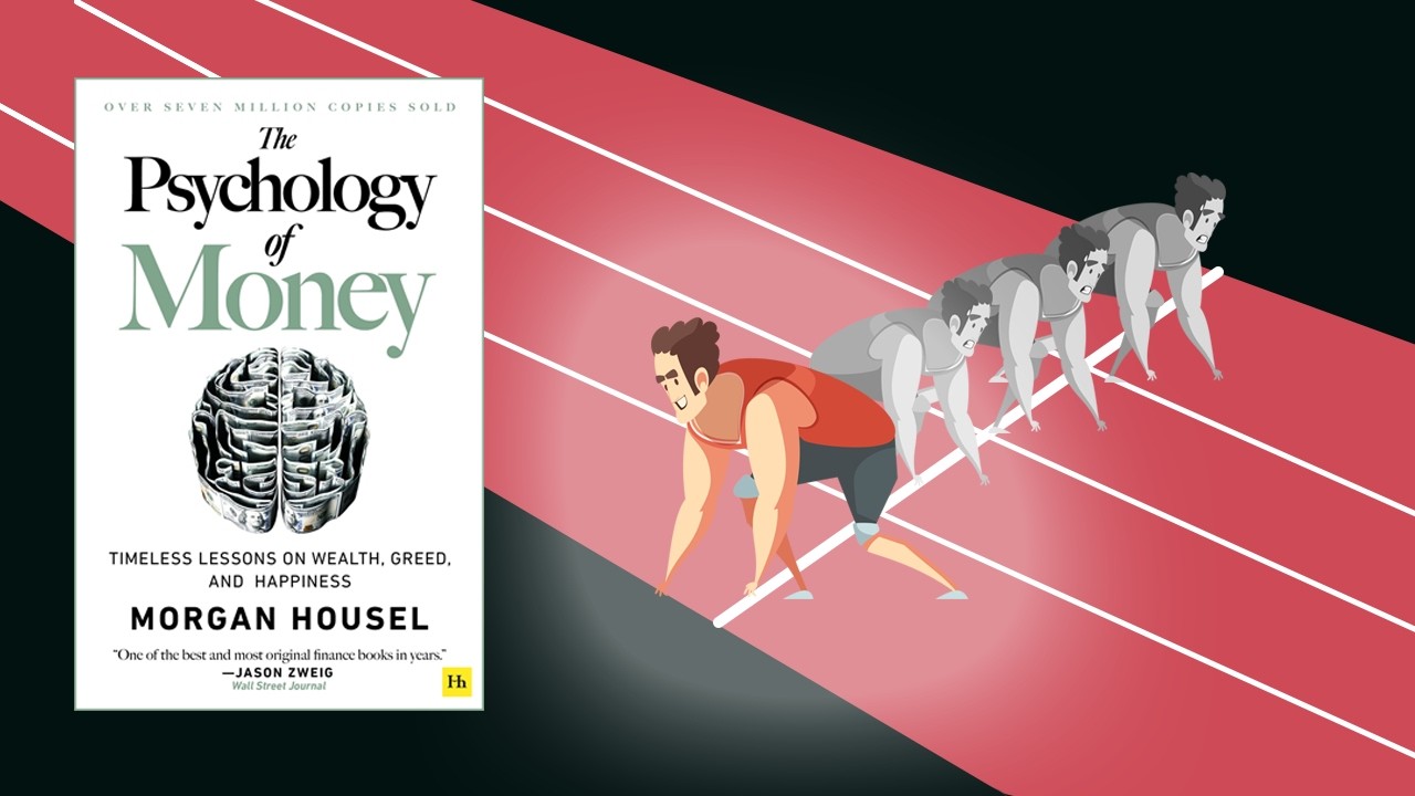vishal_rajole's tweet card. The Psychology of Money in 33 minutes | Animated Book Summary