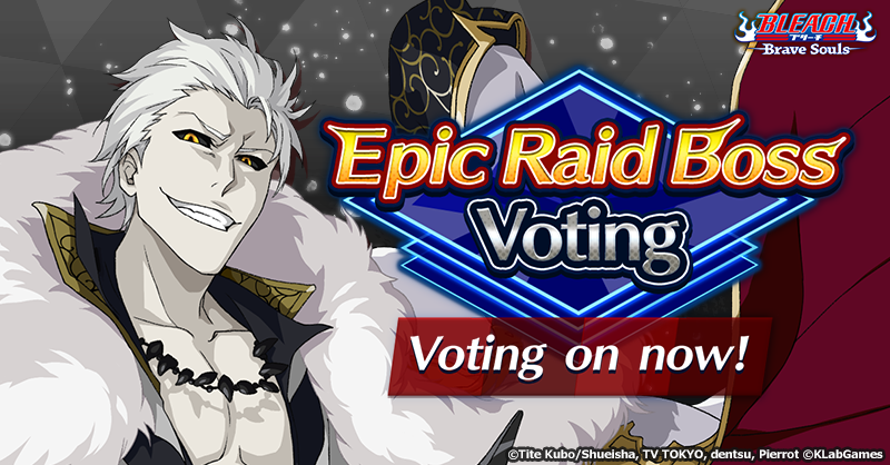 VandiFabrizio's tweet card. Epic Raid Boss Voting｜Bleach: Brave Souls Official｜KLabGames