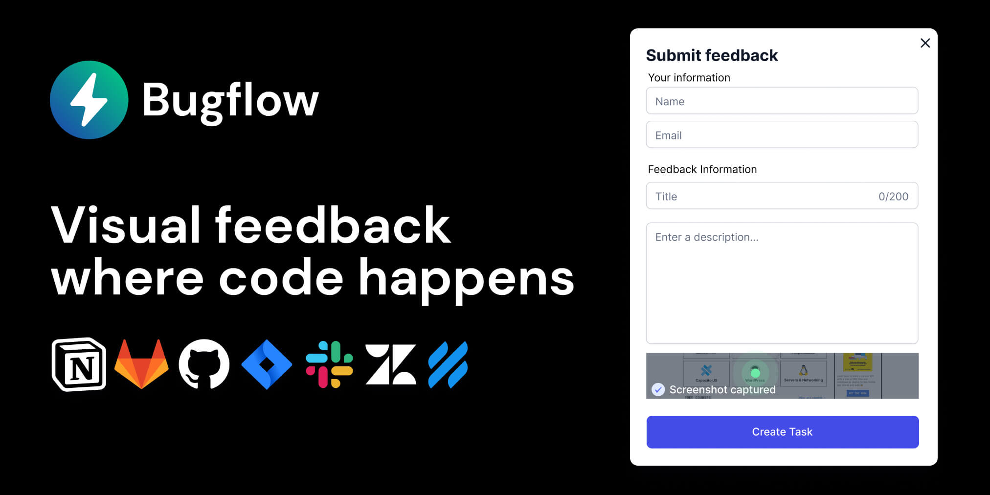 getbugflow's tweet card. Bugflow - Bug Tracking & Visual Feedback Tool