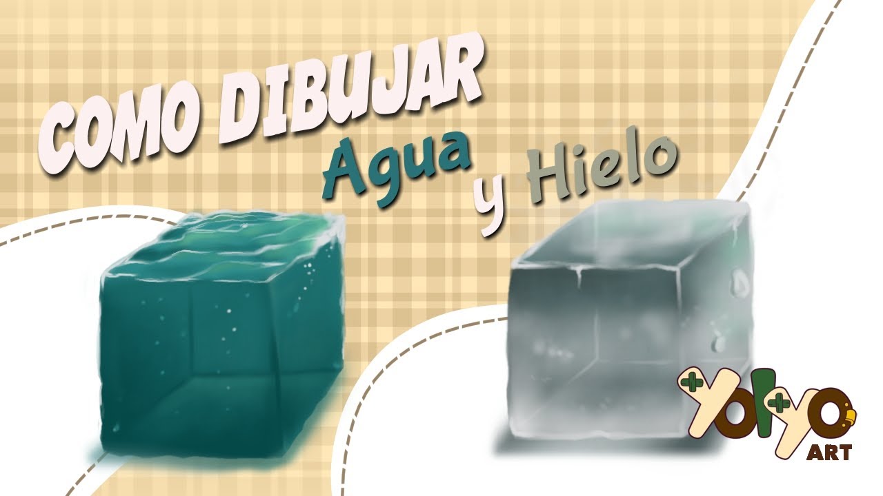 Yolyo_art's tweet card. Tutorial de textura de agua y hielo