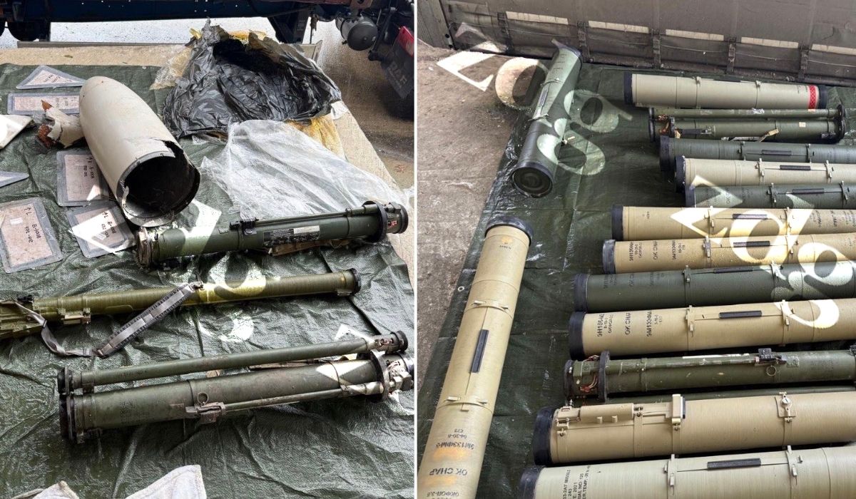 libertatea's tweet card. Un camion încărcat cu armament, inclusiv lansatoare de grenade și rachete rusești, a fost descoperit la punctul de frontieră Leușeni–Albița pe 20 noiembrie.