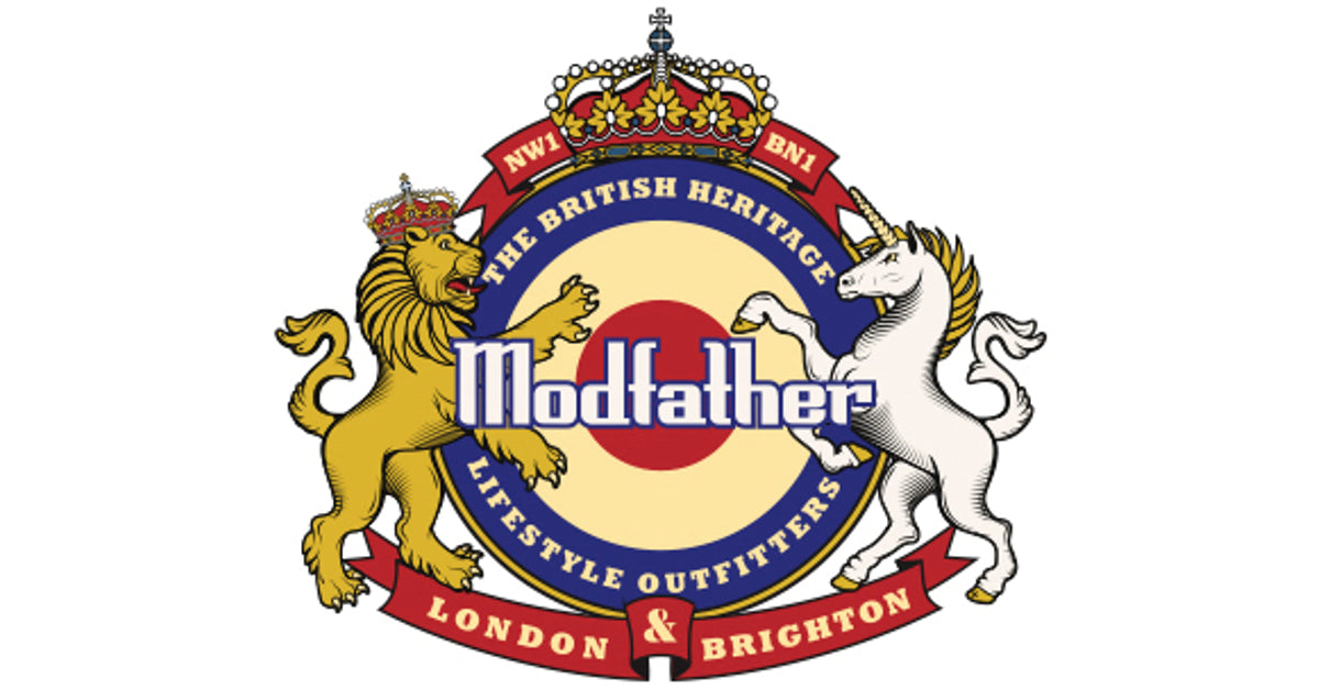 ModfatherCamden's tweet card. The Modfather Clothing Company