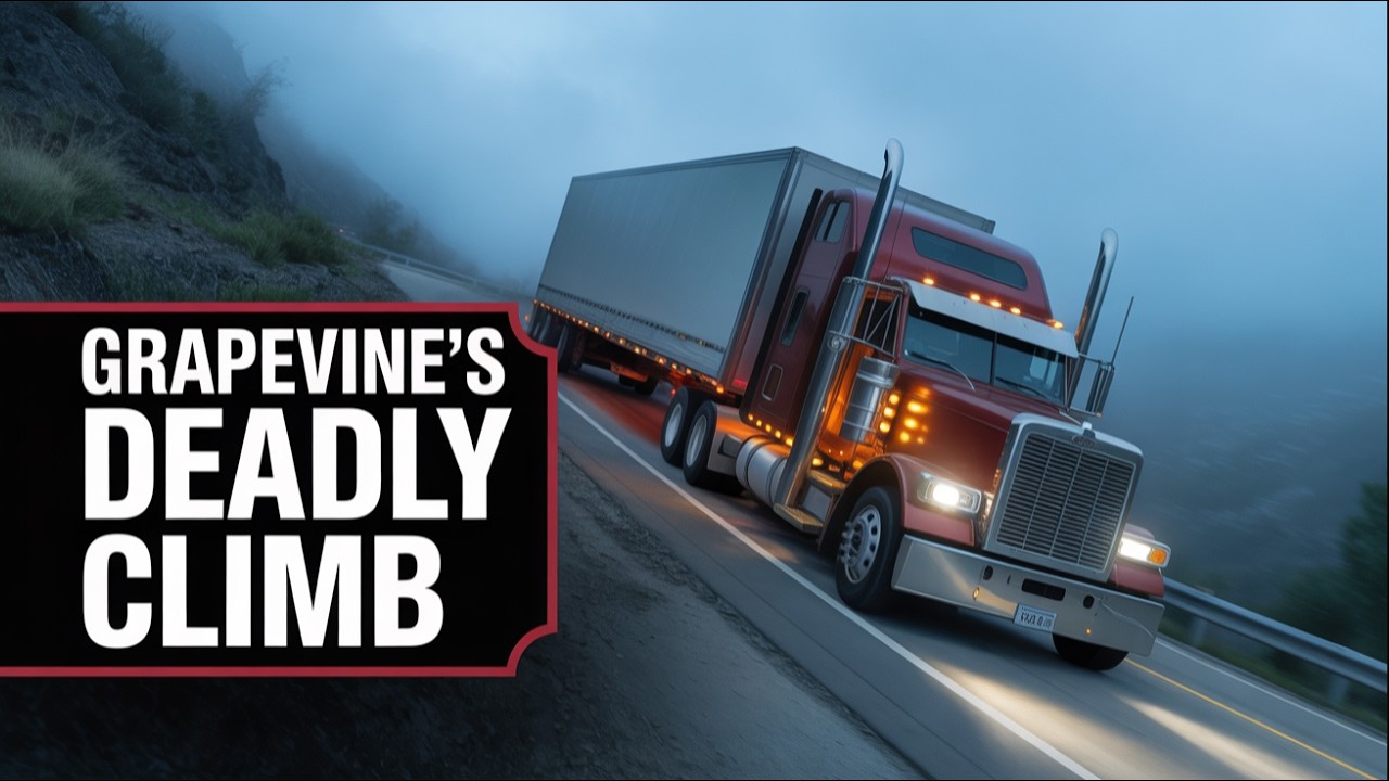 CaLandBird's tweet card. The Grapevine: California’s Most Treacherous Mountain Pass