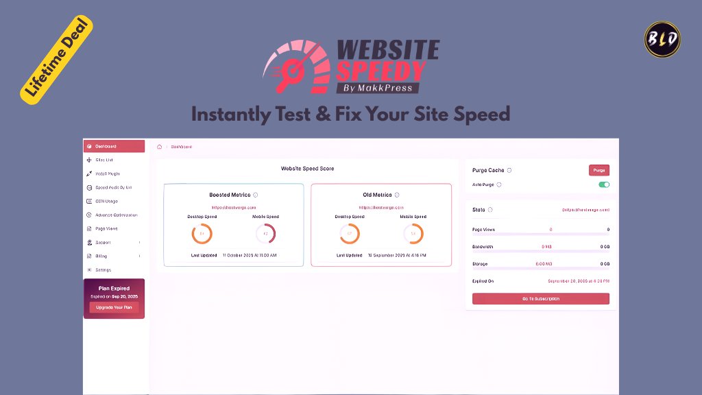 BDealReviews's tweet card. Website Speedy Lifetime Deal: WordPress speed optimization for higher conversions. Boost performance, improve SEO, and enhance UX.