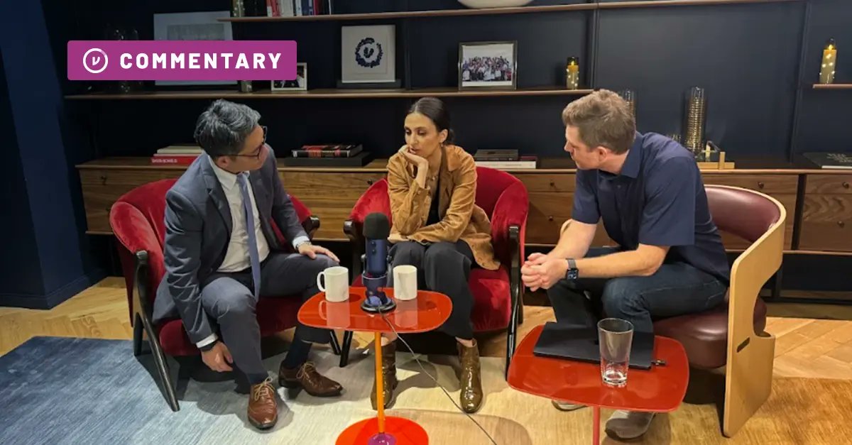 morps's tweet card. Gulsanna Mamediieva, former director general of Ukraine's Ministry of Digital Transformation, and Jason Hsu, former Taiwanese legislator, create innovation from necessity.