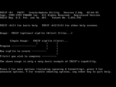 theDUBBER_'s tweet card. PKZIP freeware compression utility Phil Katz