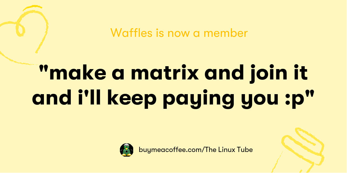 ThelinuxTube's tweet card. Hey, Im a YouTube Linux Content Creator ! Ive Been Using Linux For 20+ years, the reason i say 20+ is because I truly cant rmember the actual year I started using it, I know it was between 1999 & 2001