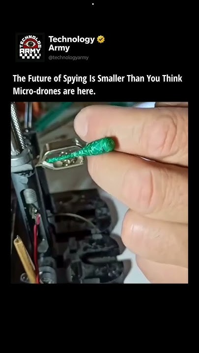 Hucklebarely111's tweet card. Micro drone for spying