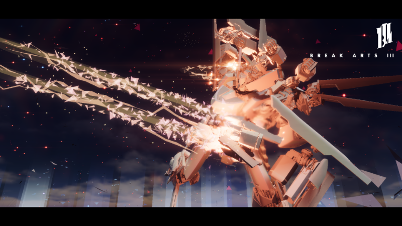 NodeMan5's tweet card. 『BREAK ARTS III』slated to release soon on September 19, 2025 After countless rounds of polish to ensure a smoother gameplay experience, we finally feel we've achieved a design that keeps mecha...