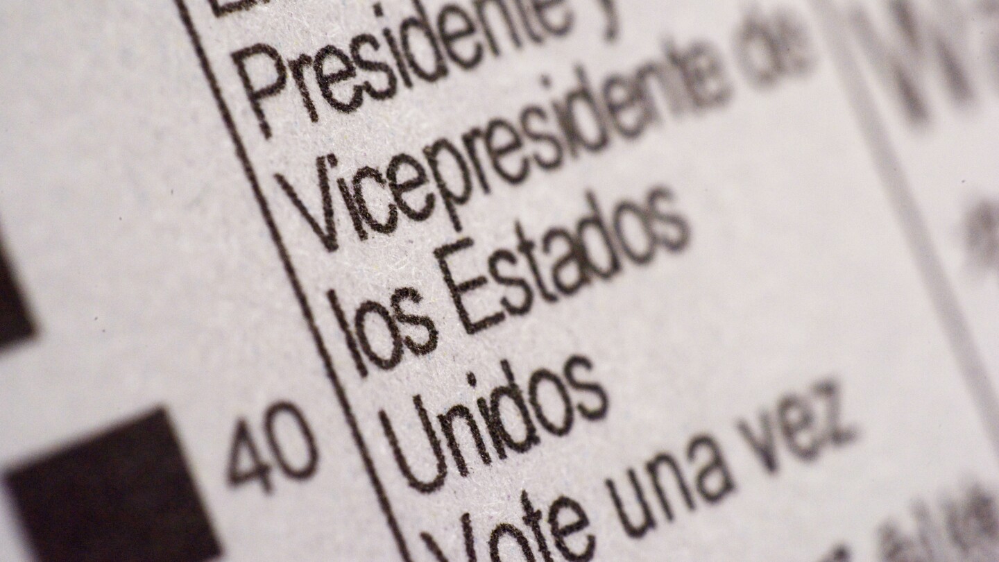JuliaAngwin's tweet card. With just days before the presidential election, Latino voters are facing a barrage of targeted ads in Spanish and a new source of political messaging in the artificial intelligence age: chatbots...