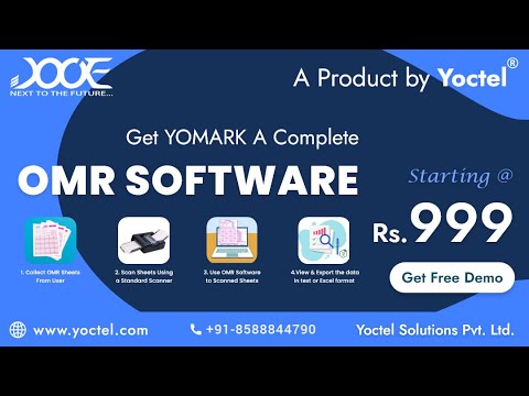 Yoctel_Solution's tweet card. What is OMR? How to Read, Scan, or Evaluate OMR Answer Sheet with OMR...