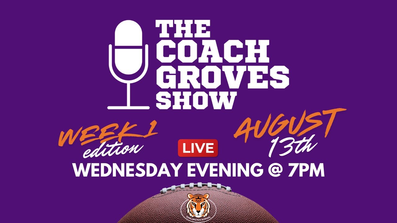 TalkRadioWLAQ's tweet card. The Coach Groves Show - 8/13/25
