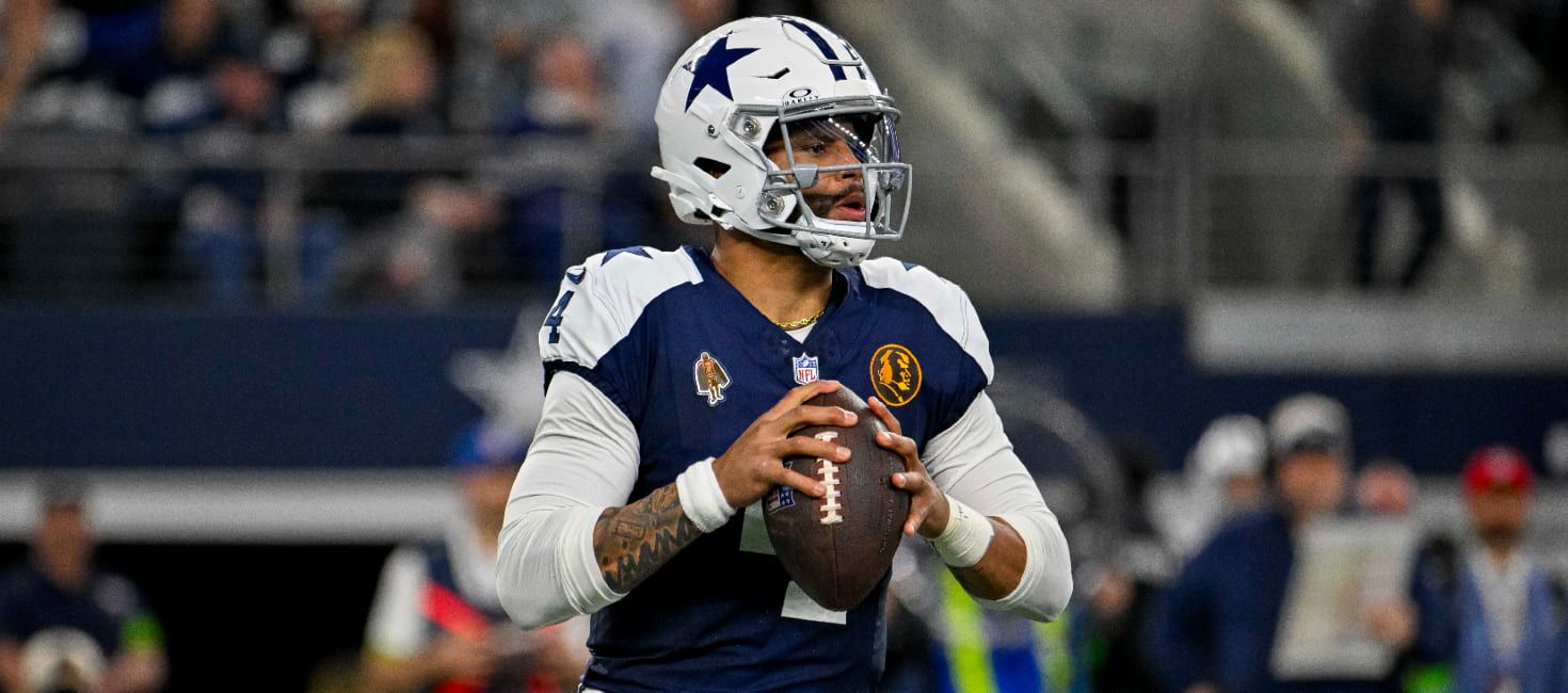 FantasyProsHub's tweet card. Read about fantasy football booms and busts start/sit advice for Week 12, including David Montgomery, Ashton Jeanty and more.