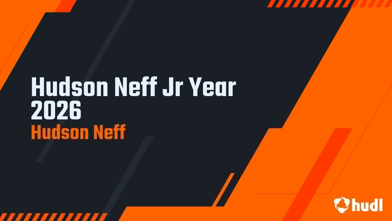 HuddyNeff's tweet card. Hudson Neff Jr Year 2026