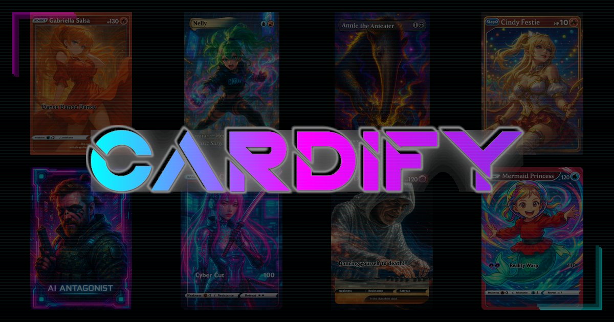 NickPlaysCrypto's tweet card. Easily design and order AI-powered custom trading cards. Digital NFTs or printed cards — fast, collectible, and creator-friendly.