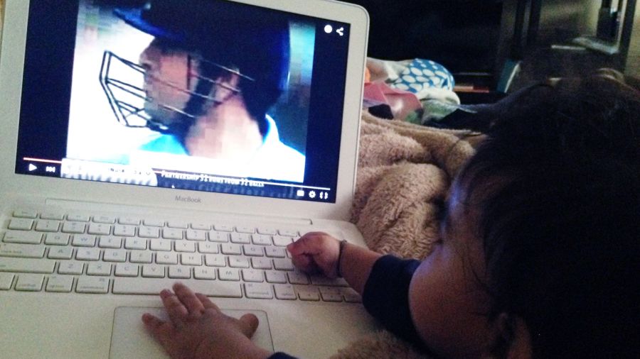 testuser_5's tweet card. An Indian-American dad gets all excited at the prospect of watching Tendulkar in the flesh