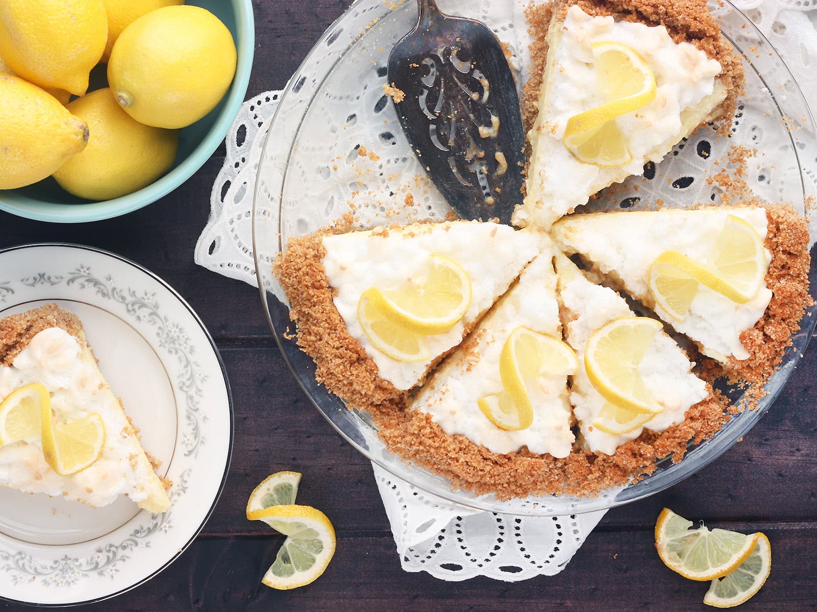 CookingBride's tweet card. Lemon Icebox Pie features a creamy, tangy lemon filling in a buttery graham cracker crust. It's easy to make and irresistibly delicious!