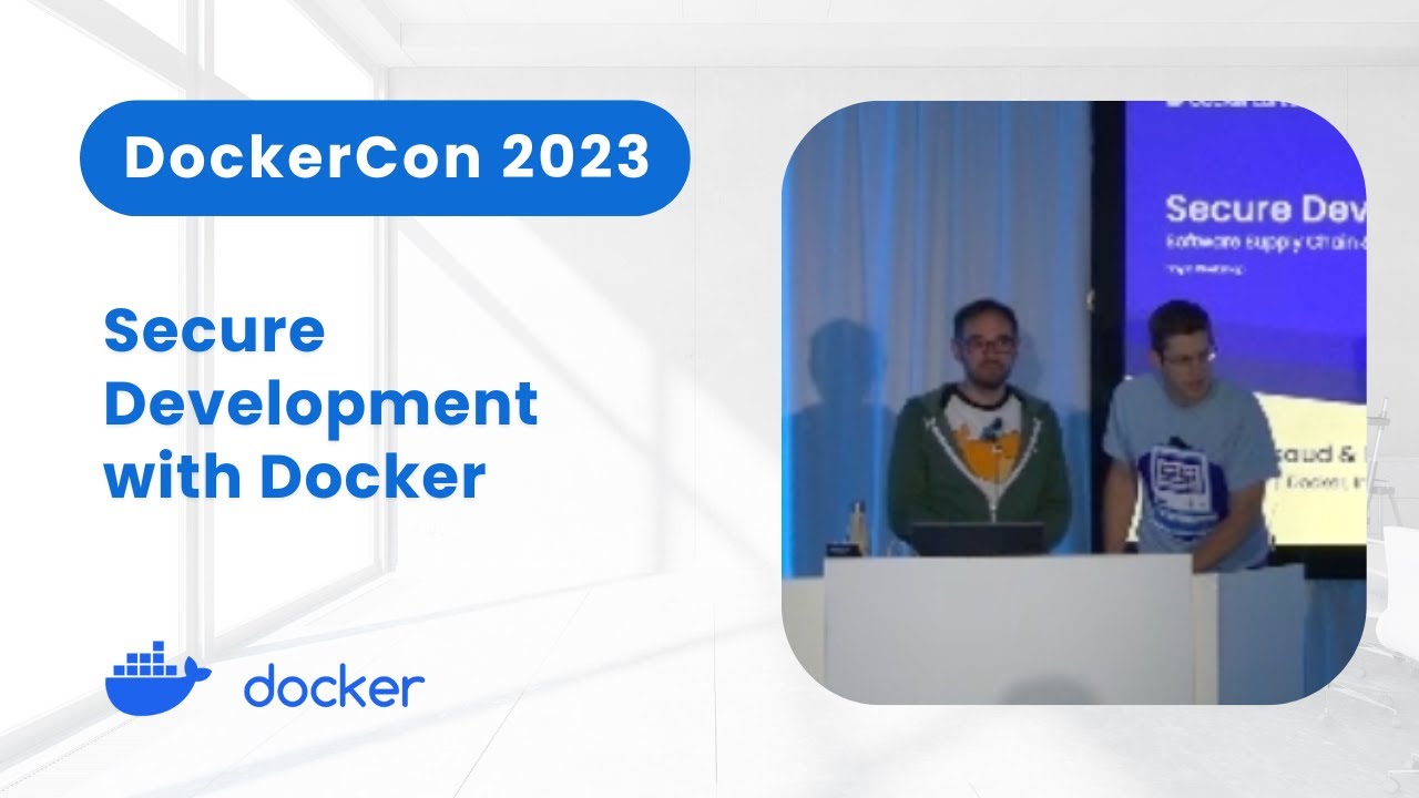 developerguyba's tweet card. Secure Development with Docker | Workshop (DockerCon 2023)