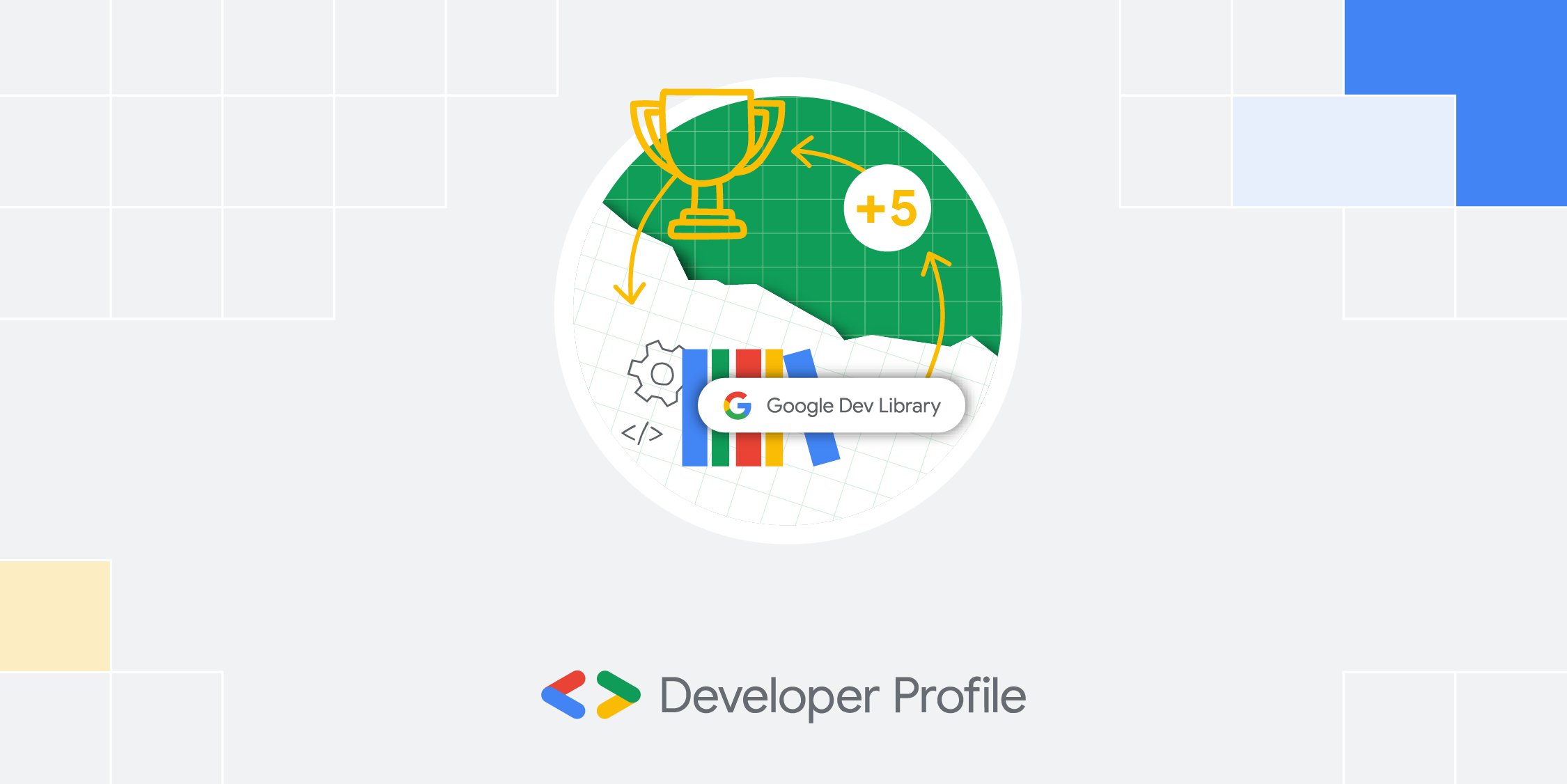 navczydev's tweet card. Earn this badge by contributing more than 5 projects to Google Dev Library.