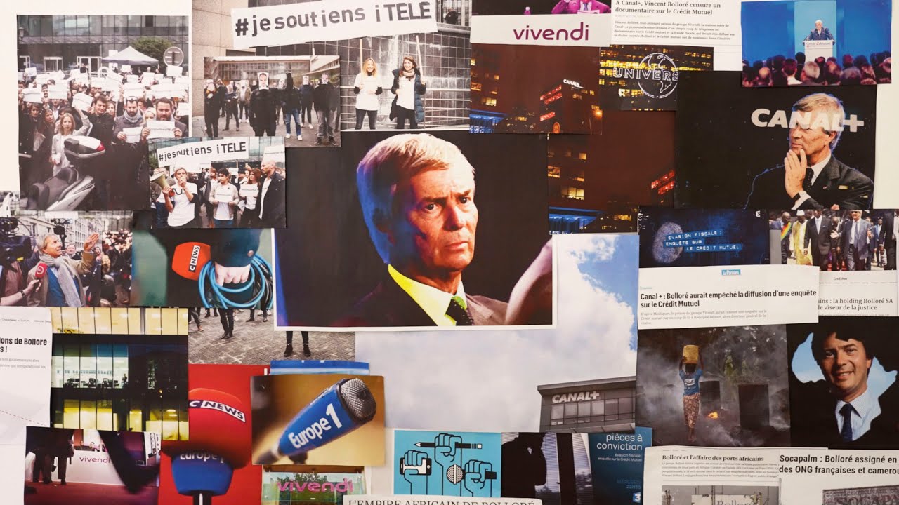 RSF_inter's tweet card. Documentaire : Le Système B - L'information selon Vincent Bolloré