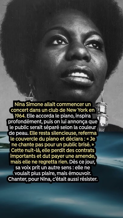 Le__Terminator's tweet card. Nina Simone et le jour où elle refusa de chanter