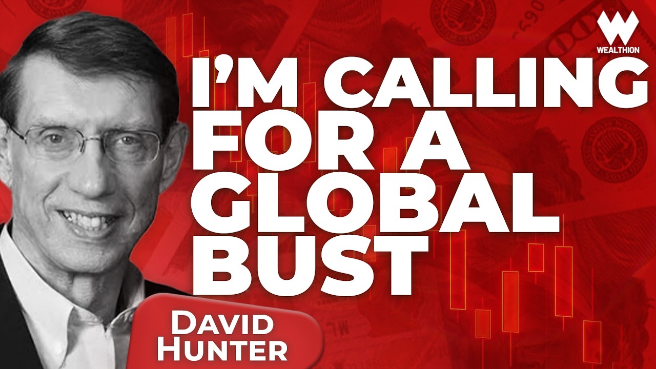DaveHcontrarian's tweet card. David Hunter: The Final Melt-Up of a 43-Year Bull Market Before The...