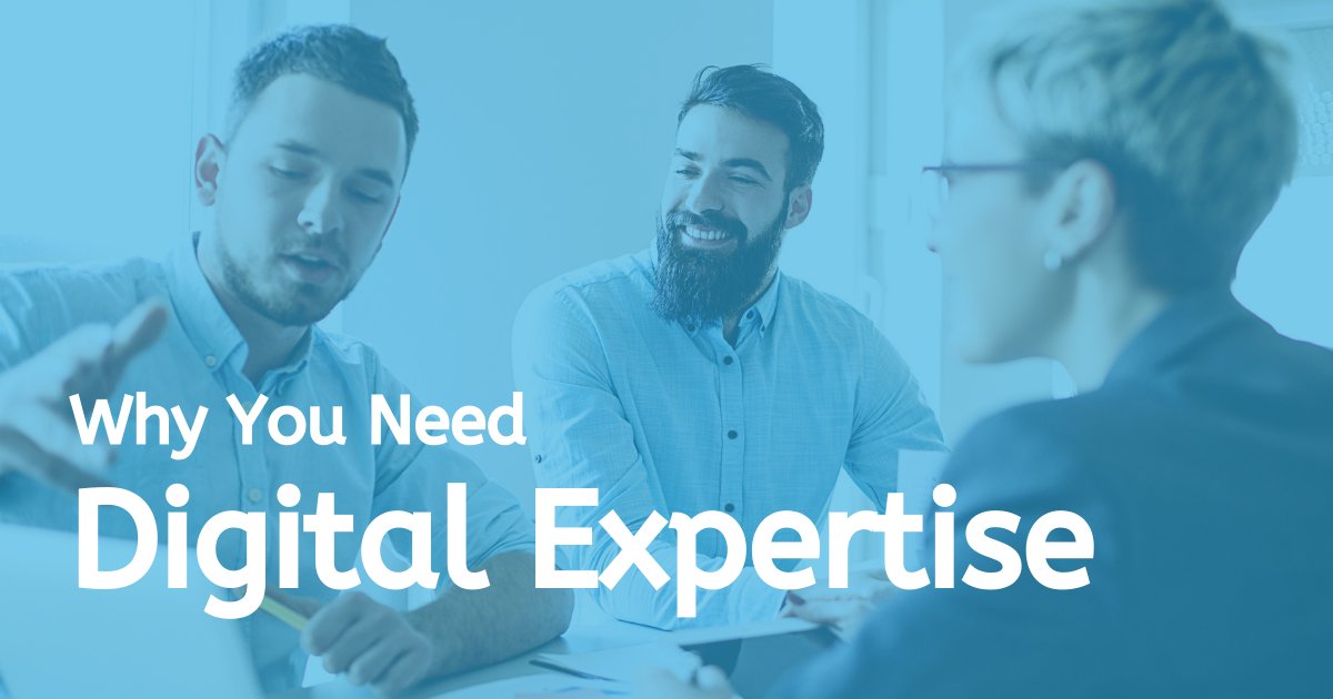 kathdawson's tweet card. Digital expertise is crucial if you want your business to thrive in this digital age. Read why this skill is so important at the highest levels of your business.