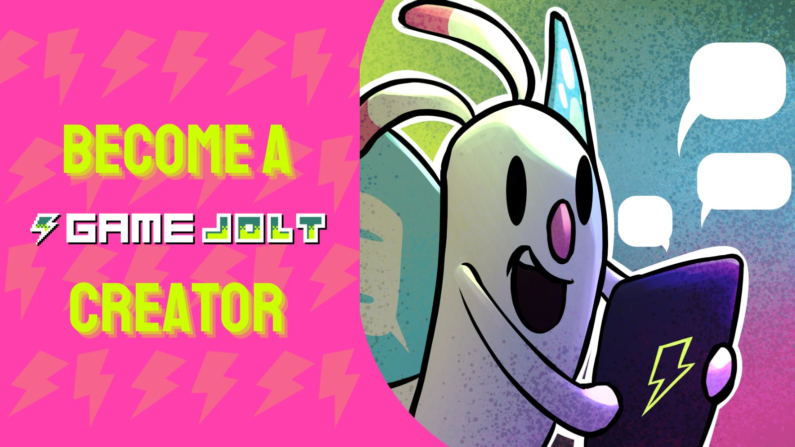 saltandpixeldev's tweet card. BOOM! Be a Game Jolt Creator and make money with your gaming content. Your fans never have to jump through hoops to see your latest post, video, or status update.