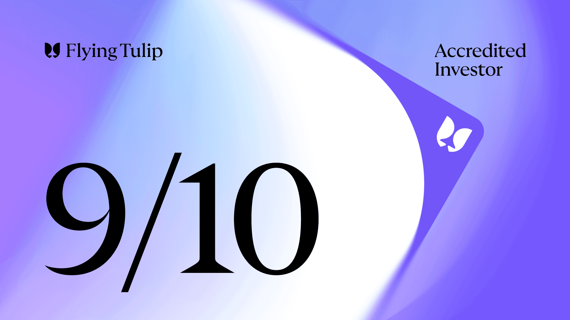0xfranktech's tweet card. FlyingTulip - Accredited Investor Quiz