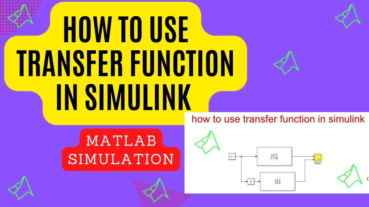 Lms_Solution's tweet card. Transfer Function in MATLAB Simulink | How to Use Transfer Function...