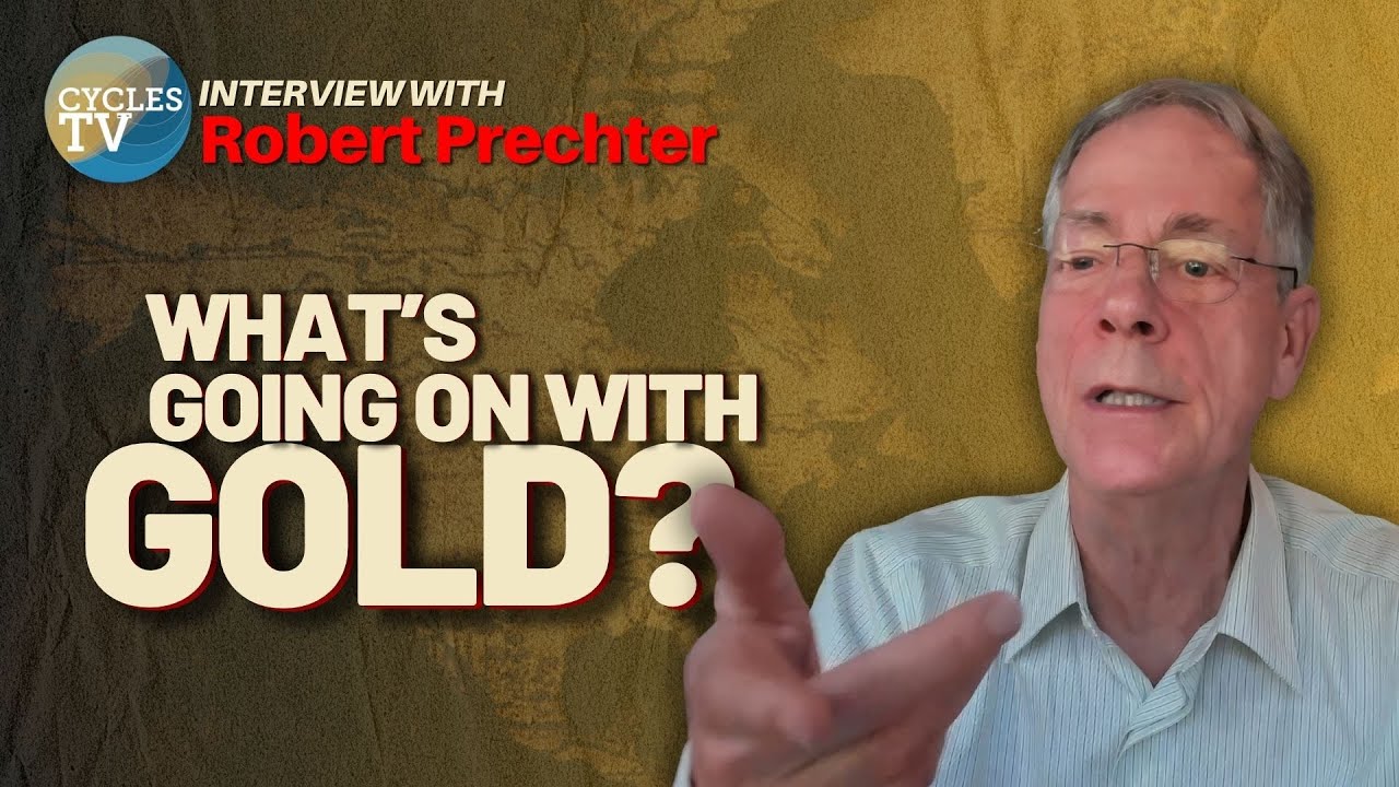 HeartBeaTrading's tweet card. Robert Prechter: History and Outlook for Gold | Cycles TV Oct. 21 2025