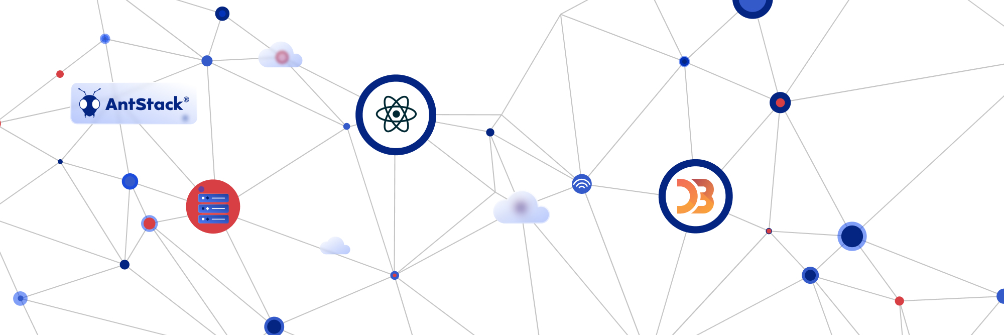 AntStack's tweet card. Master the art of data visualization! This blog walks you through building a network graph using React and D3.js for seamless, interactive designs.