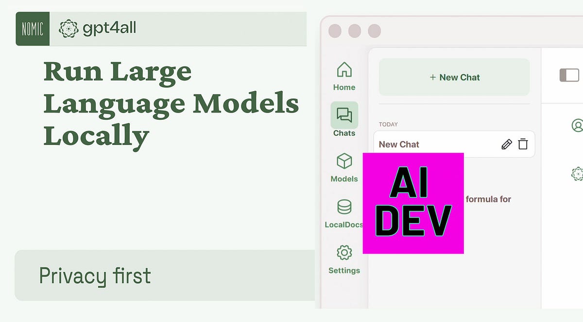 cloudmetricspro's tweet card. Unboxing the free local AI app that uses open source LLM models and aspires to make AI easier, accessible.
