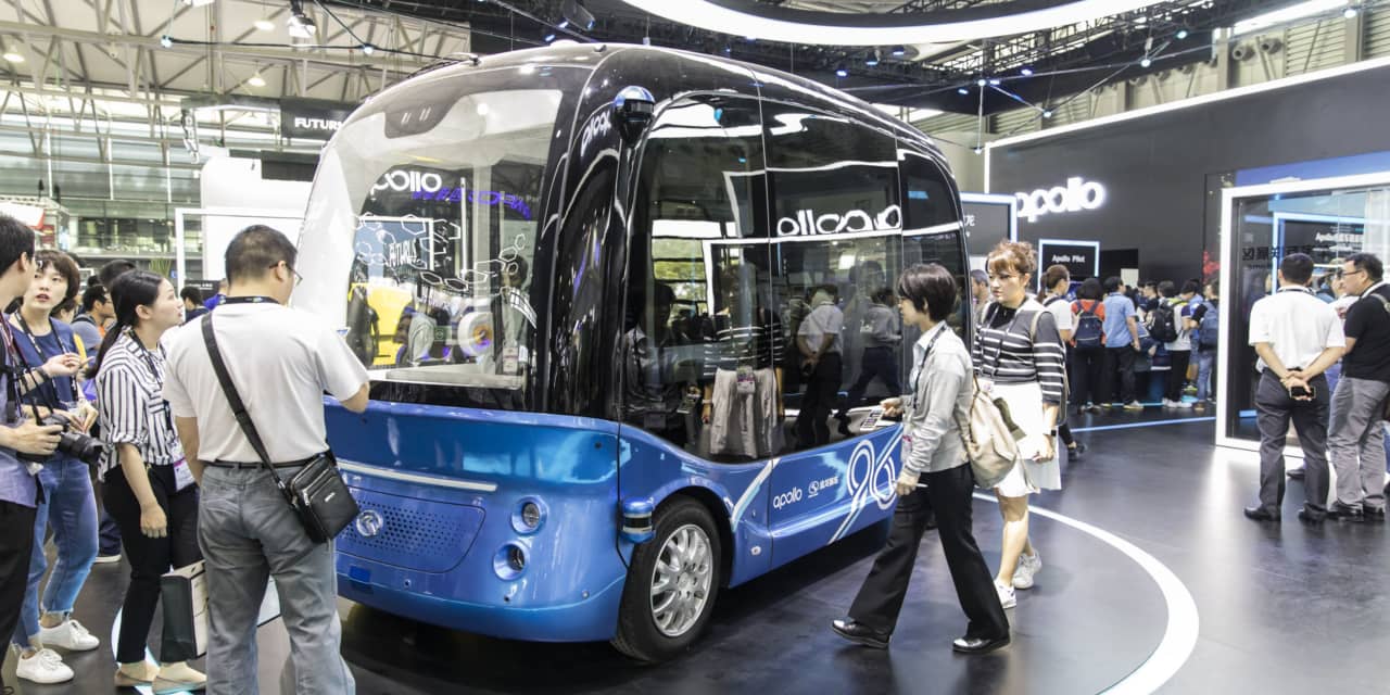 fast_mahesh's tweet card. Search giant Baidu’s commercial self-driving bus service in the metropolis of Chongqing will operate on a limited route, and riders will book trips on Baidu’s apps.