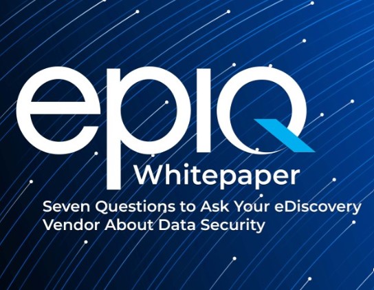 jpullmo's tweet card. Download this white paper for more insight into the important questions you should be asking your eDiscovery vendor about data security.