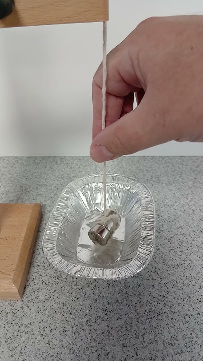 Hookean1's tweet card. Spinning pie case by Lenz's Law