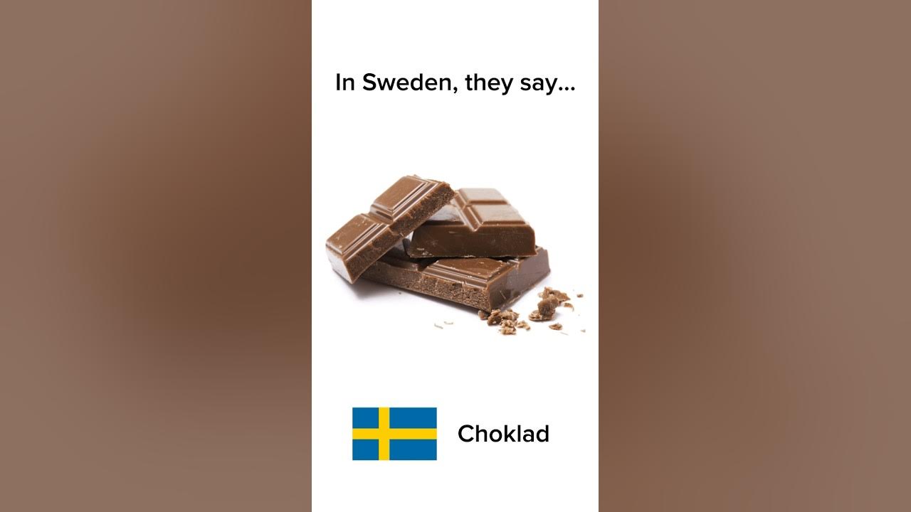 Swingtraderguru's tweet card. Chocolate in Swedish and Danish