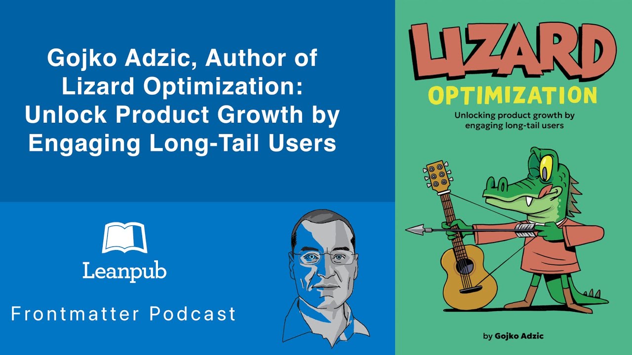 FrontmatterCast's tweet card. Gojko Adzic, Author of Lizard Optimization: Unlock Product Growth by...