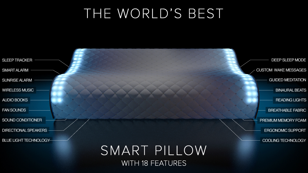 bubblers949's tweet card. The Sunrise Smart Pillow tracks your sleep, wakes you with light, streams your favorite music, and reinvents the alarm clock.