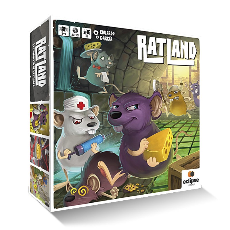 ludotecamaldita's tweet card. RATLAND juego de mesa en Castellano editado por Eclipse Editorial