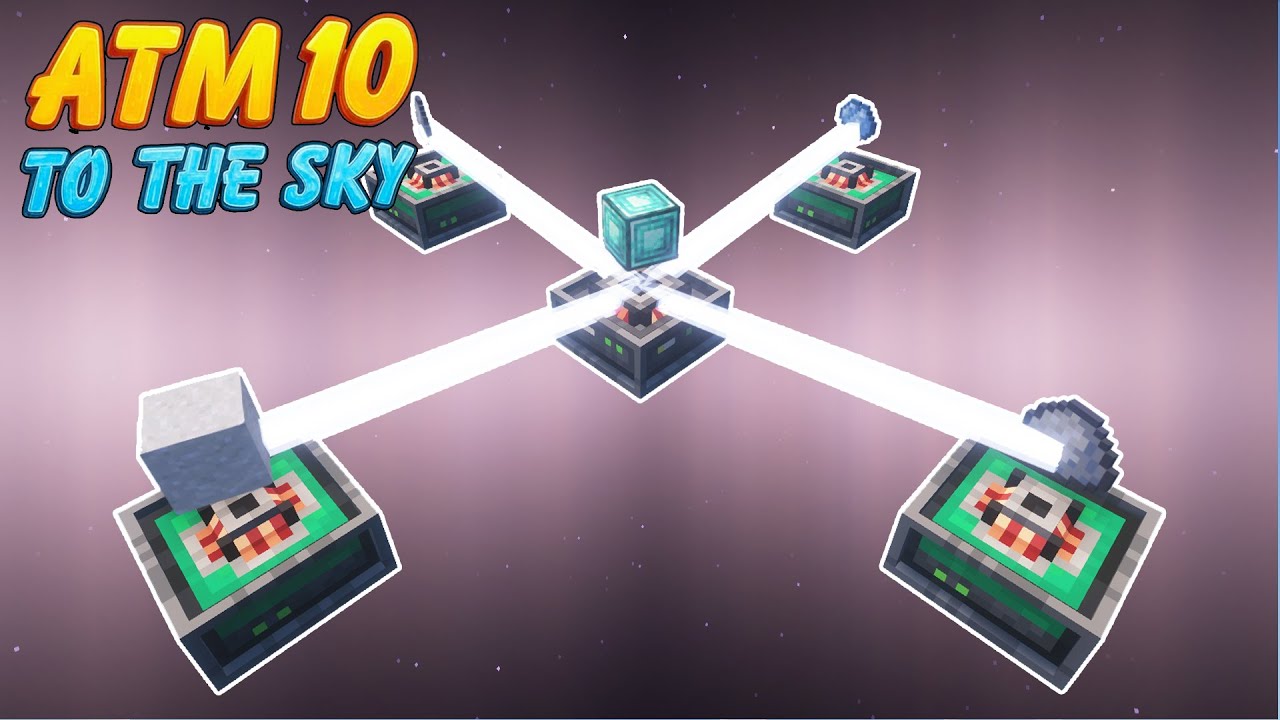 SystemCollapsed's tweet card. ATM 10 To The Sky - Empowerer and Time Fluid Automation - EP15