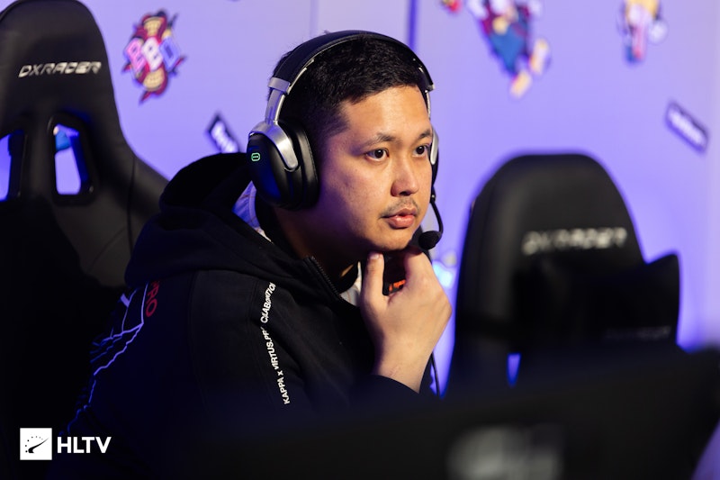 HLTVorg's tweet card. Analyst PASHANOJ will take over in the interim at BLAST Premier Spring Final.