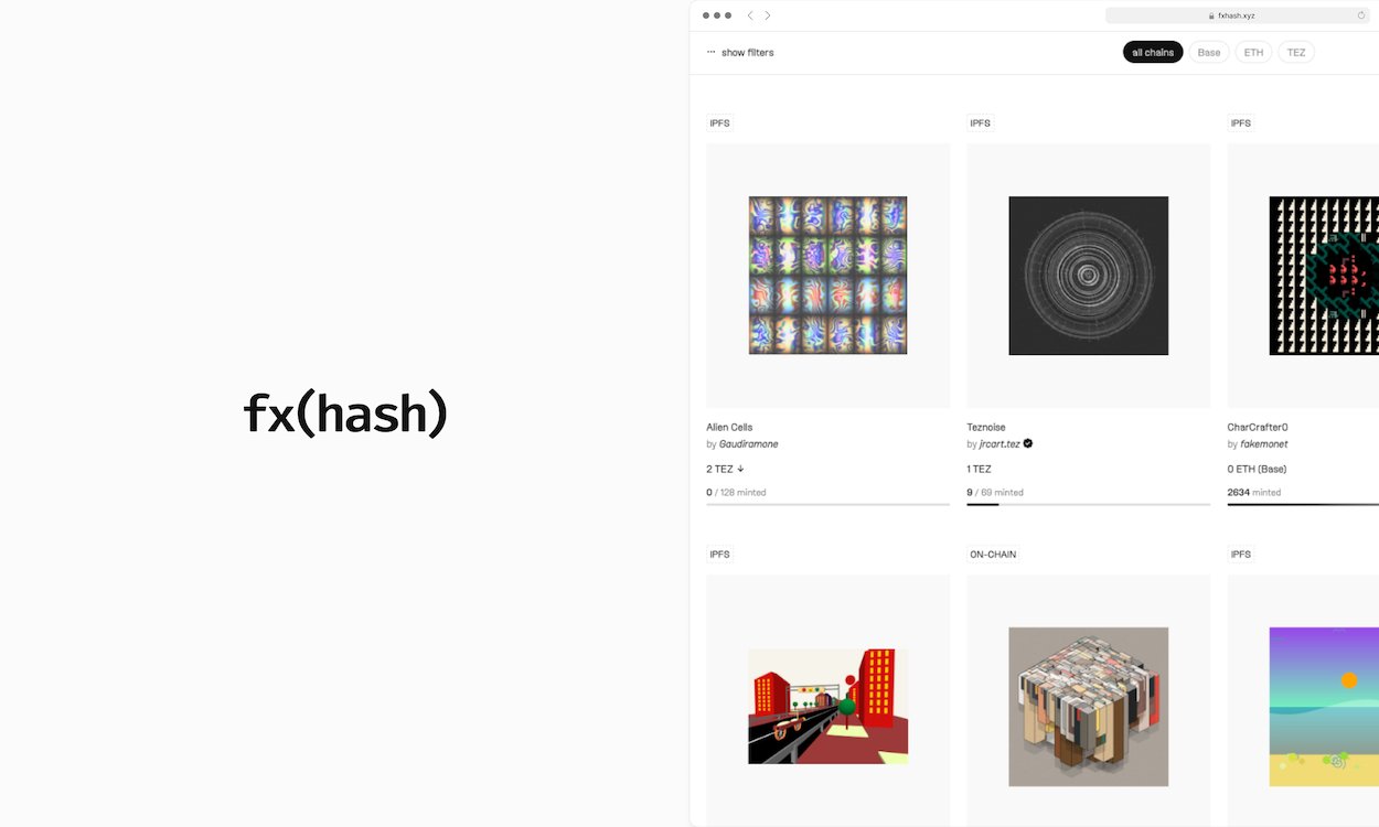 SkyBuiVND's tweet card. The open platform for artists and collectors to live out their passion for generative art.
