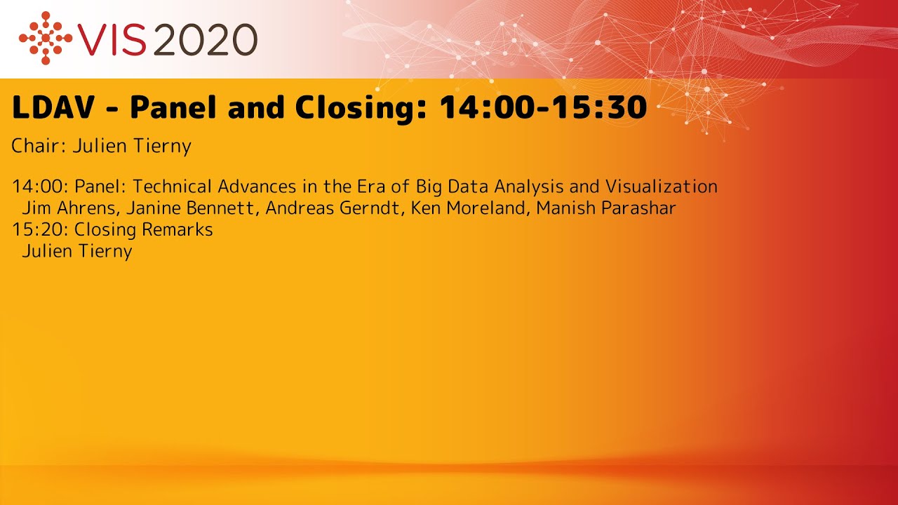 Gerndt_DLR's tweet card. VIS 2020: LDAV - Panel and Closing