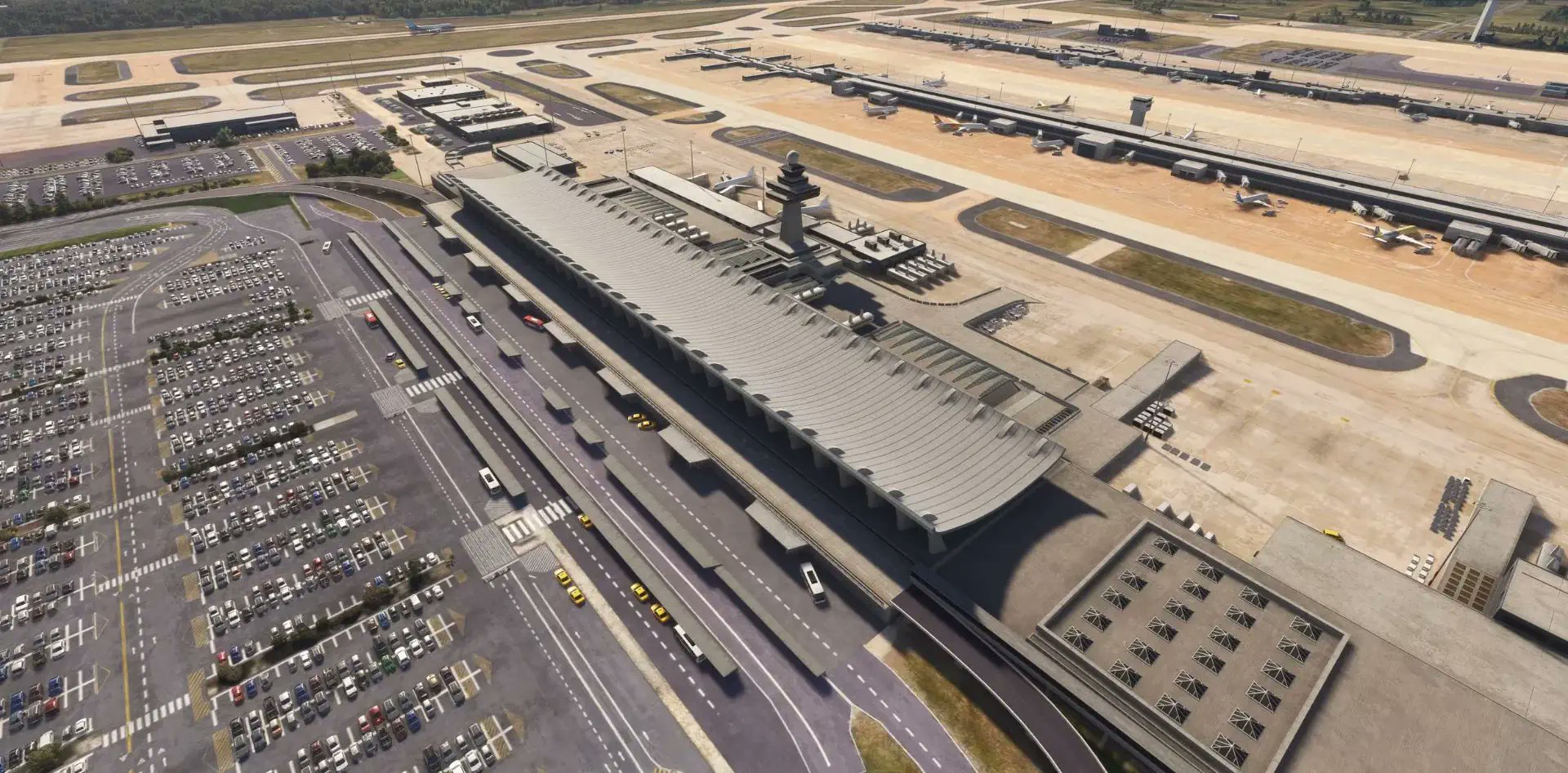 ThresholdXP's tweet card. FeelThere has just released its newest scenery for Microsoft Flight Simulator 2020: Washington Dulles International Airport (KIAD), located in Dulles, Virginia, it [...] - Threshold: Question the...