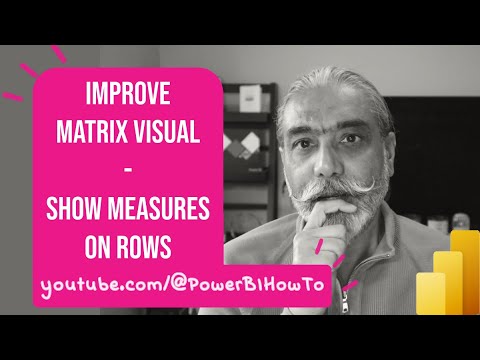 parvchana's tweet card. Supercharge Power BI Matrix Visual: Managing Multiple Measures