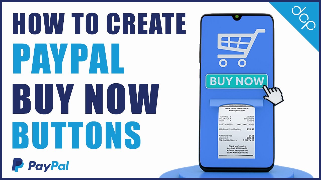 dcpwebdesigners's tweet card. How to Create a PayPal Button for Your Website