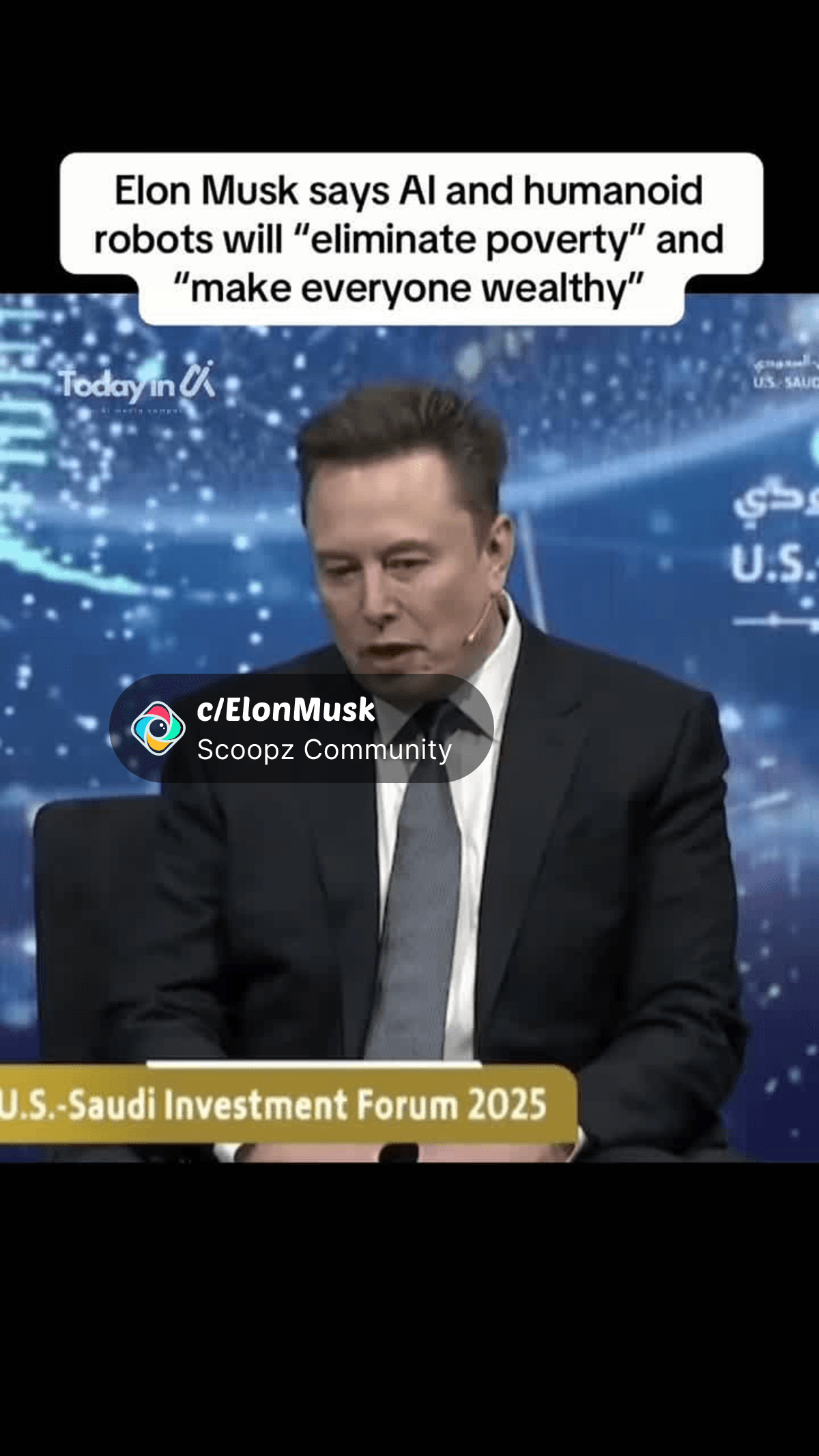 dandano's tweet card. Elon Musk says AI and humanoid robots will eliminate poverty and make everyone wealthy. “Poverty is an engineering problem,” he says. #ElonMusk #AI #HumanoidRobot #Poverty