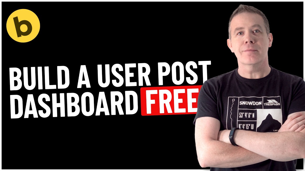 FreelancebarM's tweet card. Building A Front End Admin Dashboard With WordPress & Bricks For Free