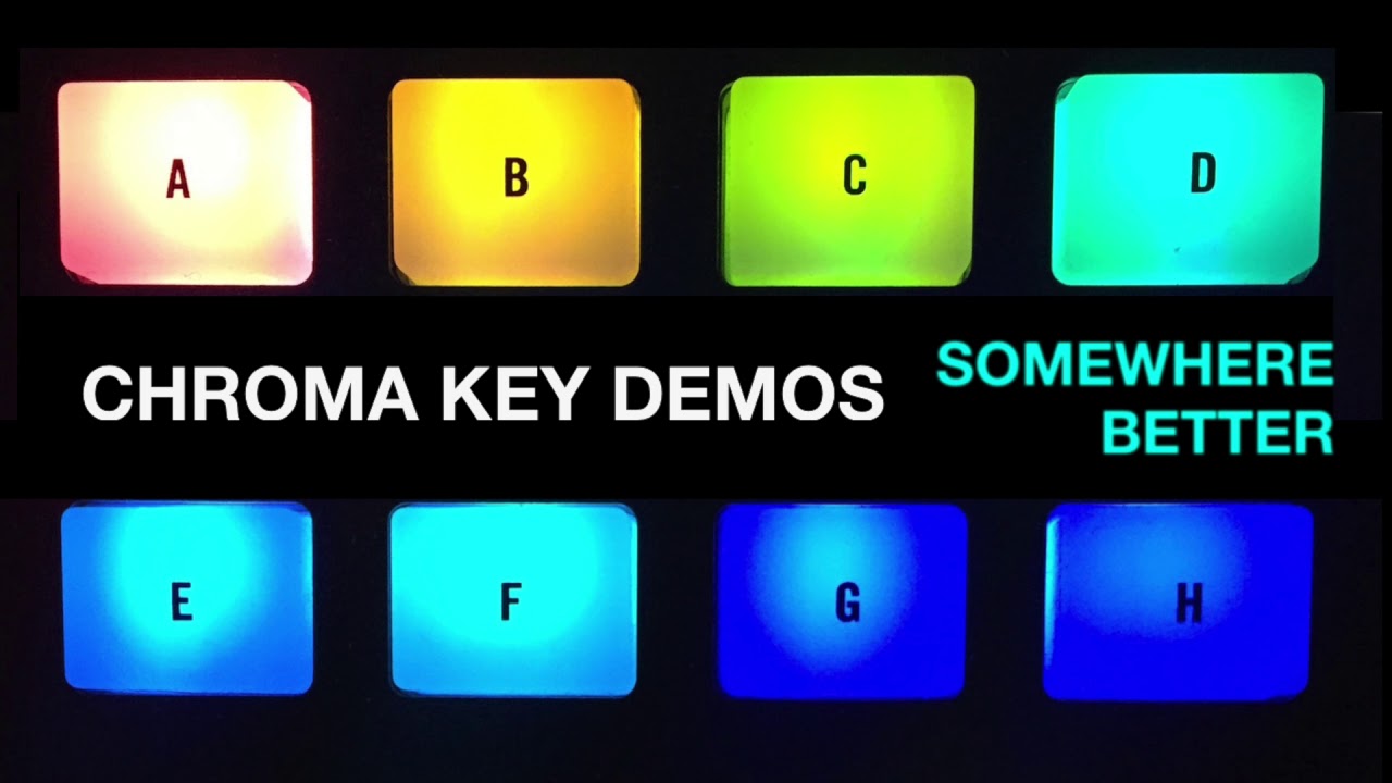 kevnmoore's tweet card. Chroma Key Demos: 05 Somewhere Better